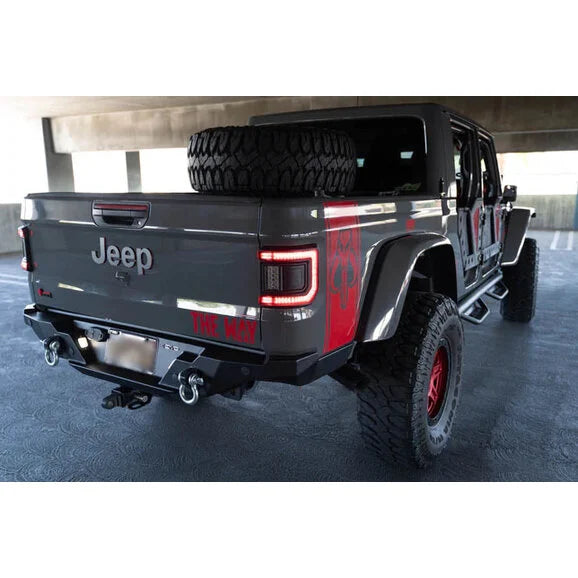 Load image into Gallery viewer, DV8 Offroad RBGL-11 FS-15 Series Rear Bumper for 20-24 Jeep Gladiator JT
