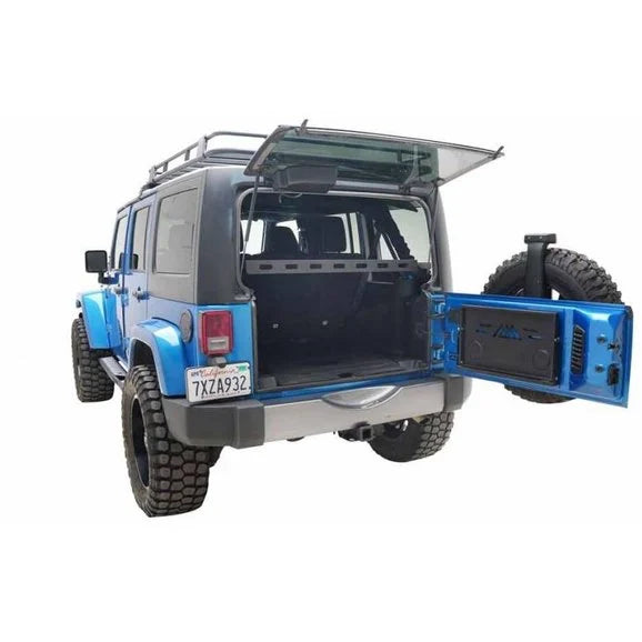 Load image into Gallery viewer, Paramount Automotive 81-10103 Interior Rear Cargo Basket for 07-18 Jeep Wrangler JK Unlimited
