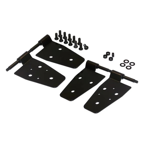 Load image into Gallery viewer, Crown Automotive RT26003 Matte Black Door Hinge Set for 87-06 Jeep Wrangler YJ, TJ &amp; Unlimited
