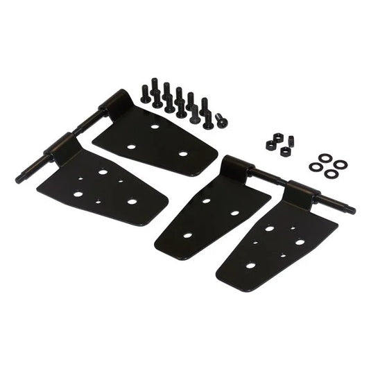 Crown Automotive RT26003 Matte Black Door Hinge Set for 87-06 Jeep Wrangler YJ, TJ & Unlimited