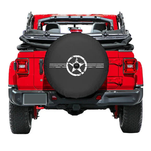 Load image into Gallery viewer, Boomerang Enterprises Air Force Star Logo Tire Cover for 18-20 Jeep Wrangler JL
