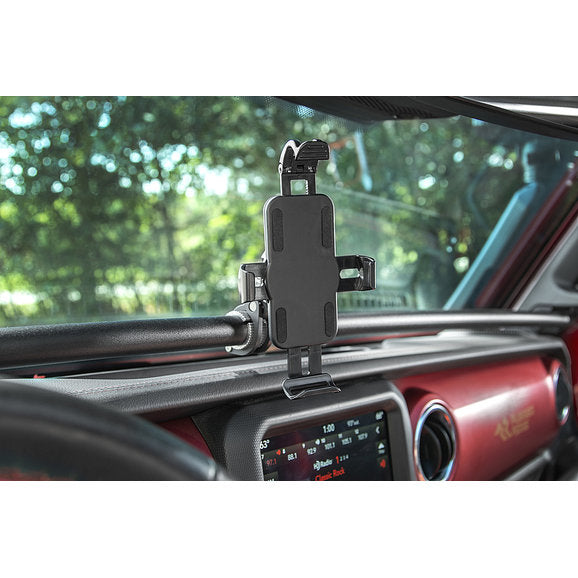 Load image into Gallery viewer, Rugged Ridge Universal Mobile Device Mounts for 18-23 Jeep Wrangler JL &amp; 20-23 Gladiator JT with Rugged Ridge Gear-Vise Dash Bar
