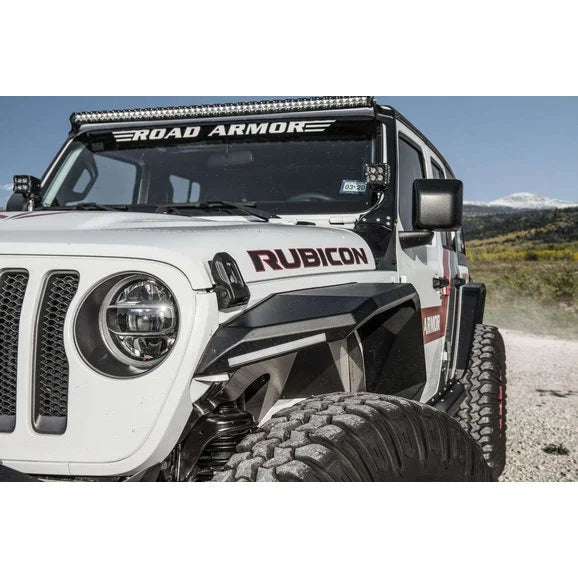 Road Armor Stealth Steel Fender Flares for 18-22 Jeep Wrangler JL & Gladiator JT