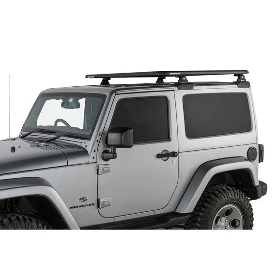 Load image into Gallery viewer, Rhino-Rack JC-00844 52&quot;x 56&quot; Pioneer Platform with Backbone System &amp; Quick Mount Legs for 07-18 Jeep Wrangler JK Hardtop
