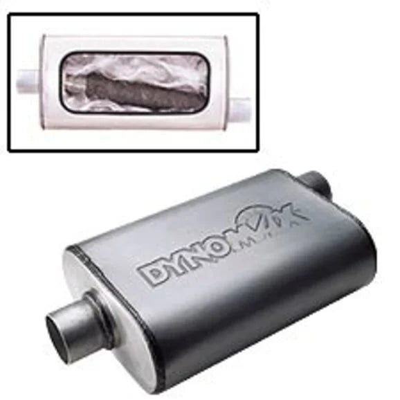 DynoMax 17217 Ultra Flow Welded Steel Muffler for 91-99 Jeep Wrangler YJ & TJ