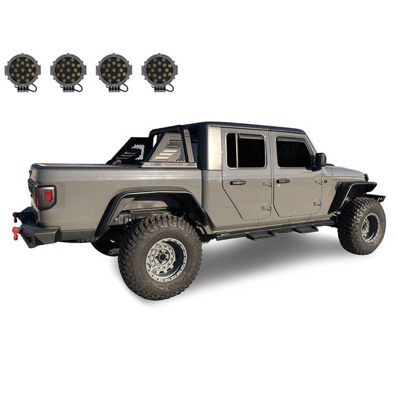 Load image into Gallery viewer, Black Horse Off Road Armour II Roll Bar Kit for 20-24 Jeep Gladiator JT
