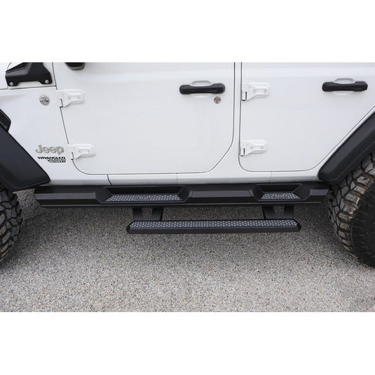 LoD Offroad Armor Lite Drop Step (Pair) for 07-24 Jeep Wrangler JK, JL, & Gladiator JT with Armor Lite Rocksliders