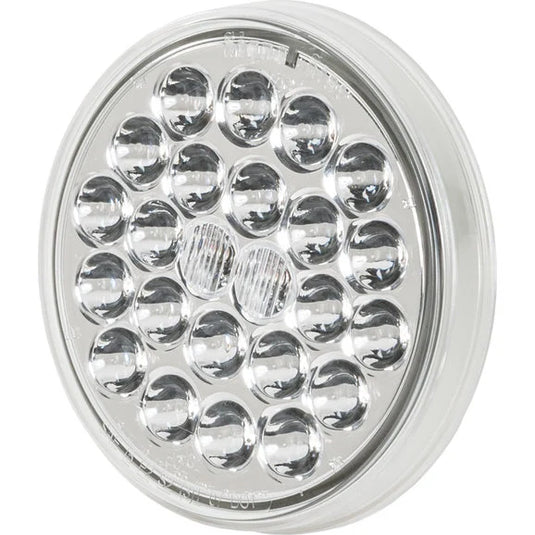 Truck-Lite 4051 4" Round LED Stop / Turn / Tail Light in Clear Lens Red Lamp 24 Diode Pattern