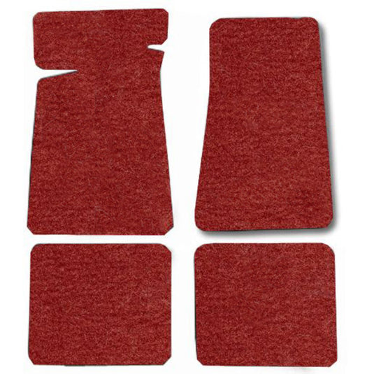 Auto Custom Carpets Custom Fit Floor Mat 4-Piece Set for 76-86 Jeep CJ7