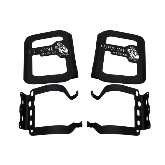 Load image into Gallery viewer, Fishbone Offroad FB21119 Tail Light Guards for 18-24 Jep Wrangler jL
