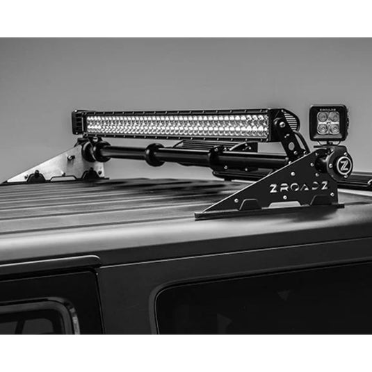 ZROADZ Z350050-JK-KIT-B Rear Roof Modular Rack MegaWatt System B for 07-20 Jeep Wrangler JL & JK