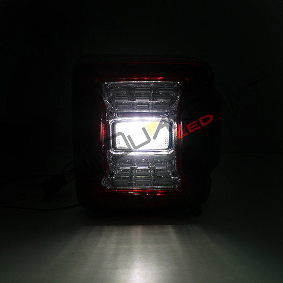 Load image into Gallery viewer, Quake LED QTE345 Redout LED Tail Lights for 18-24 Jeep Wrangler JL
