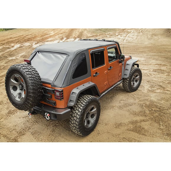 Rugged Ridge 13790.38 Montana Bowless Soft Top for 07-18 Jeep Wrangler Unlimited JK 4 door