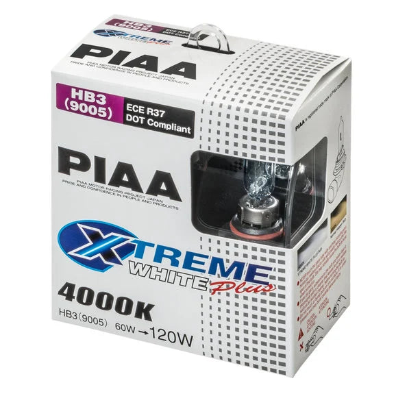 Load image into Gallery viewer, PIAA 19615 9005 (HB3) XTreme White Plus Bulbs for 99-13 Jeep Grand Cherokee WJ, WK, WK2 &amp; Commander XK
