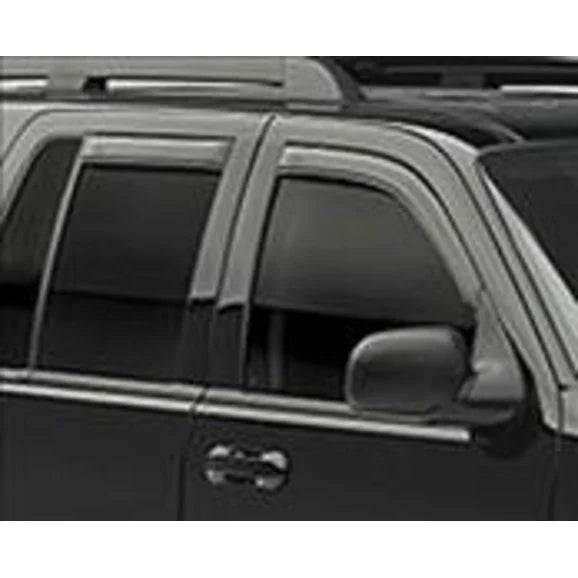 AVS 194243 In Channel Ventvisor in Smoke (4 Piece) for 05-10 Jeep Grand Cherokee WK