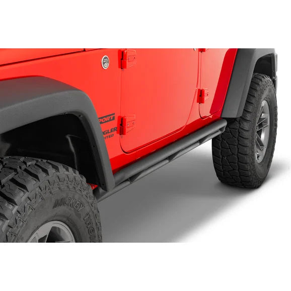 Load image into Gallery viewer, Quadratec Heavy Duty Rocker Guards for 07-18 Jeep Wrangler JK Unlimited 4-Door
