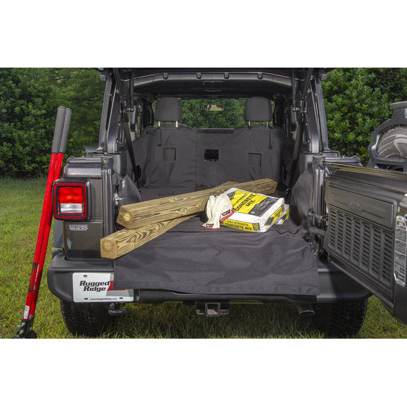 Load image into Gallery viewer, Rugged Ridge 13260.13 C3 Rear Cargo Cover for 18-24 Jeep Wrangler JL Unlimited
