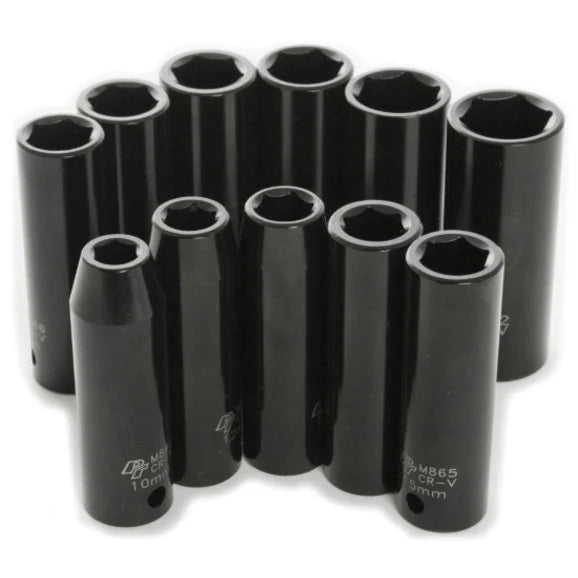 Load image into Gallery viewer, Performance Tool M591DB 10 Piece 1/2&quot; Drive Metric Deep Impact Socket Set
