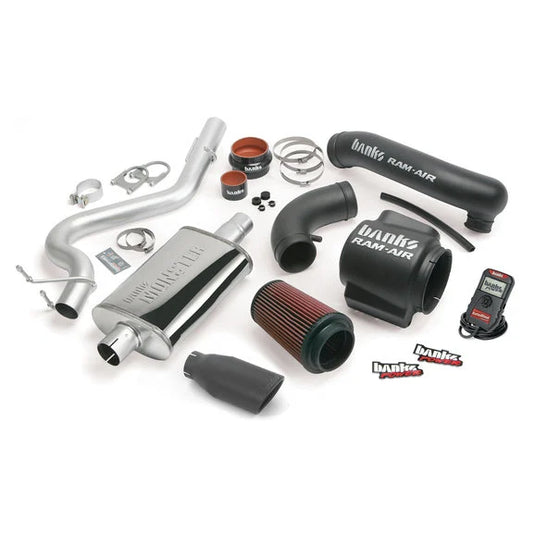 Banks Power Stinger Exhaust System with AutoMind Programmer for 00-03 Jeep Wrangler TJ with 4.0L