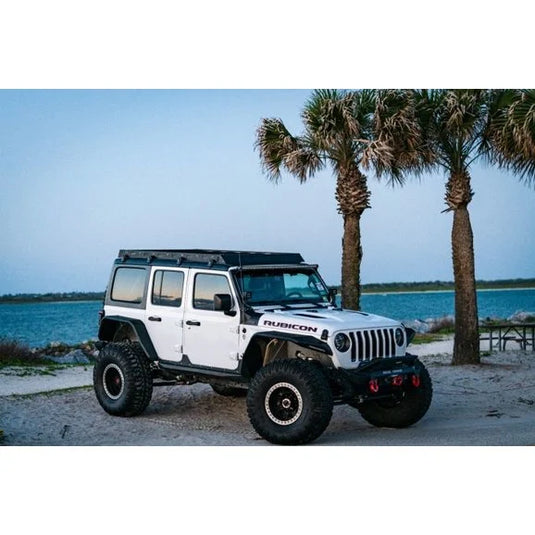 Road Armor 518RRS81B Treck Modular Roof Rack for 18-22 Jeep Wrangler JL Unlimited 4-Door