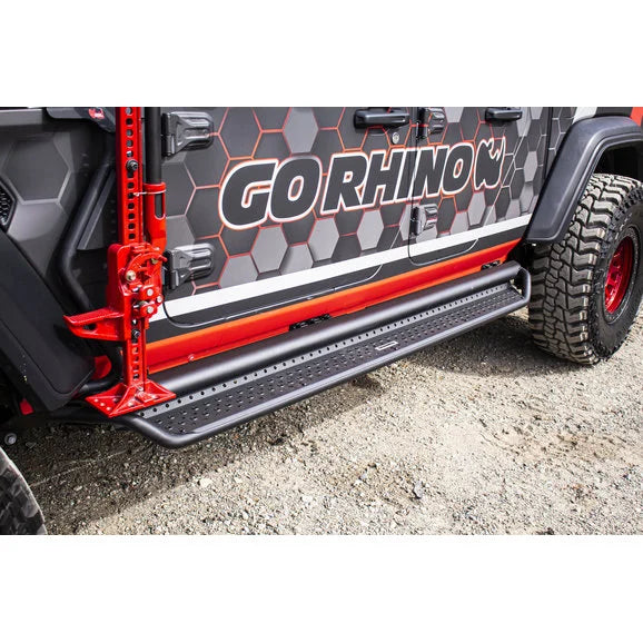 Go Rhino D14516T Dominator D1 Side Steps for 20-24 Jeep Gladiator JT