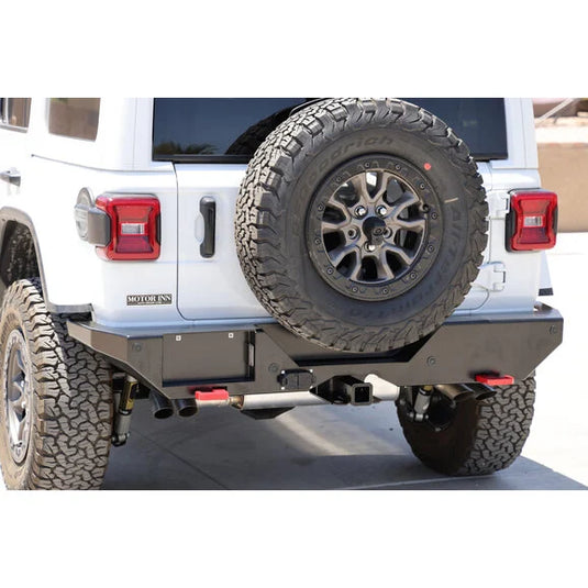 Rock Hard 4X4 RH-90340 Patriot Series Aluminum Rear Bumper for 18-23 Jeep Wrangler JL