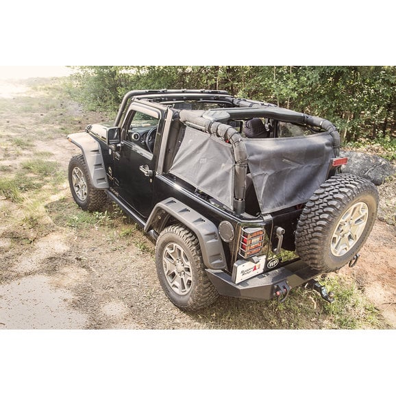 Load image into Gallery viewer, Rugged Ridge 13579.41 Eclipse Cargo Barrier for 07-18 Jeep Wrangler JK 2 Door
