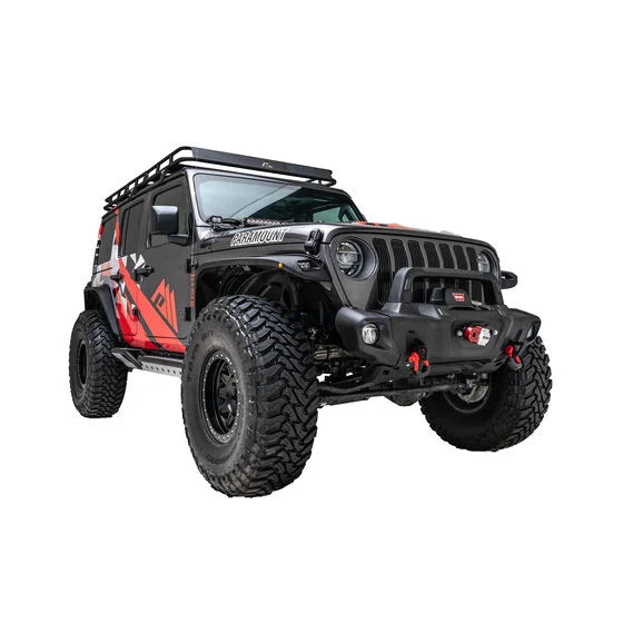 Load image into Gallery viewer, Paramount Automotive 81-20600 Gen 2 Tri-Tube Rock Sliders for 18-22 Jeep Wrangler Unlimited JL 4-Door
