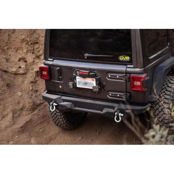 Load image into Gallery viewer, DV8 Offroad TSJL-03 Spare Tire Delete w/ Light Mounts for 18-24 Jeep Wrangler JL
