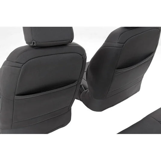 Rough Country 91007 Front & Rear Seat Covers for 13-18 Jeep Wrangler JK 2 Door