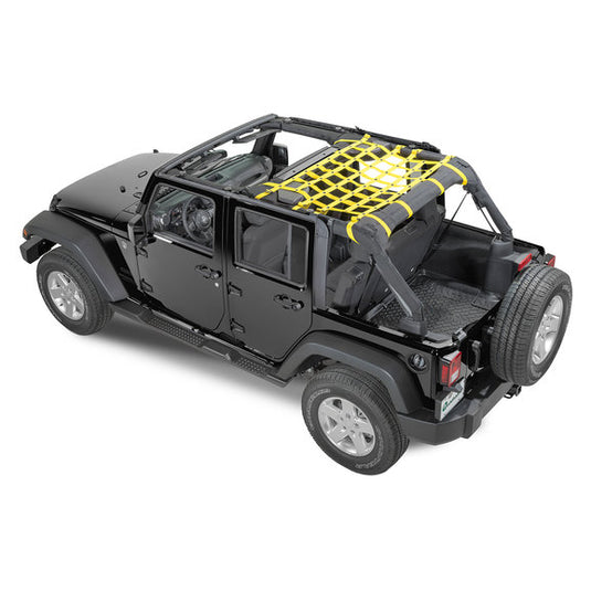 Dirtydog 4X4 Rear Seat Netting for 07-18 Jeep Wrangler Unlimited JK 4 Door