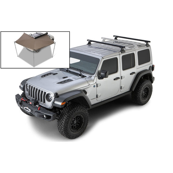 Load image into Gallery viewer, Rhino-Rack 2-Bar Backbone Roof Rack with Quick Mount Legs for 18-20 Jeep Wrangler JL Unlimited with Hardtop
