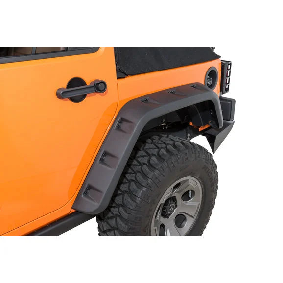 Load image into Gallery viewer, Rugged Ridge 11640.10 Hurricane Flat Fender Flares for 07-18 Jeep Wrangler JK
