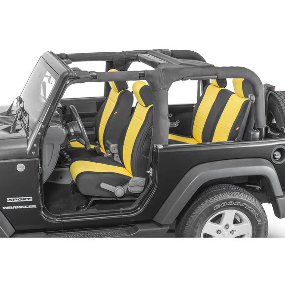 Diver Down Front and Rear Neoprene Seat Covers for 07-18 Wrangler JK 2 Door