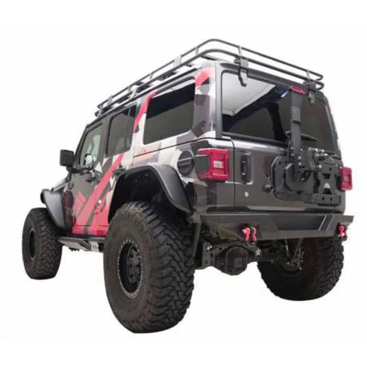 Paramount Automotive 81-20401 Canyon Rear Bumper for 18-22 Jeep Wrangler JL