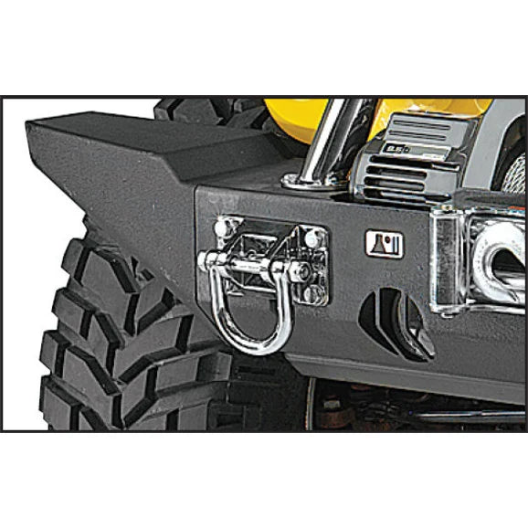 Load image into Gallery viewer, Rugged Ridge 11540.17 Modular XHD Front Bumper D-Rings in Stainless Steel for 76-18 Jeep CJ-5, CJ-7, CJ-8 Scrambler, Wrangler YJ, TJ, JK &amp; Unlimited
