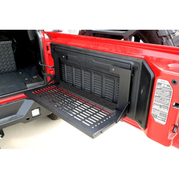 Load image into Gallery viewer, Dee Zee DZ4469JL Tailgate Table Work Bench for 18-24 Jeep Wrangler JL
