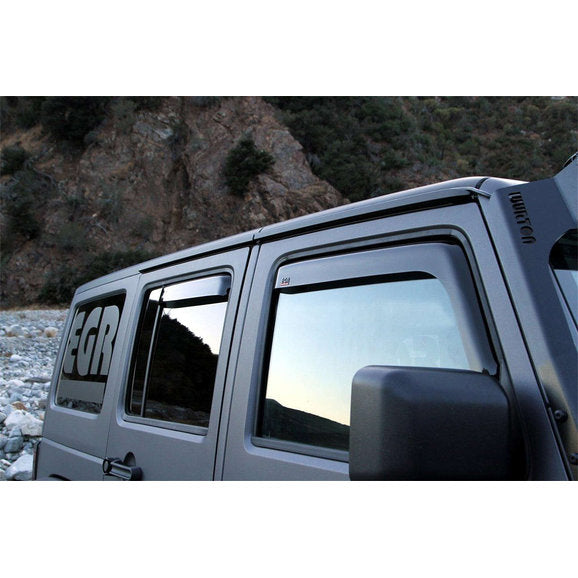 Load image into Gallery viewer, EGR In Channel Style Window Visors for 07-17 Jeep Wrangler JK
