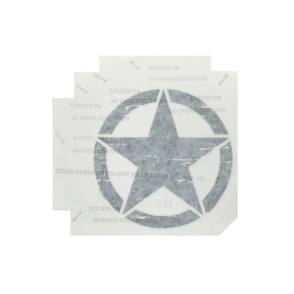 Load image into Gallery viewer, Mopar &quot;Star&quot; Rear Quarter Decal for Jeep Vehicles
