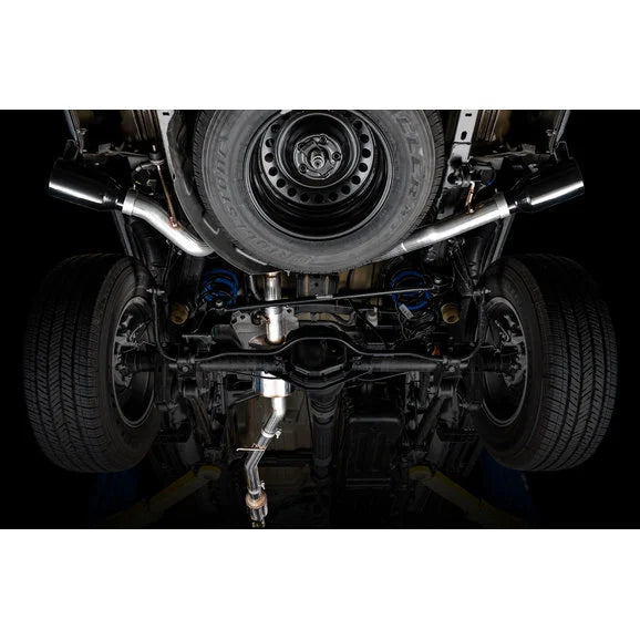 Load image into Gallery viewer, AWE Exhaust 3015-33101 Tread Edition Dual Cat-Back Exhaust For 20-22 Jeep Gladiator JT with 3.6L Engine
