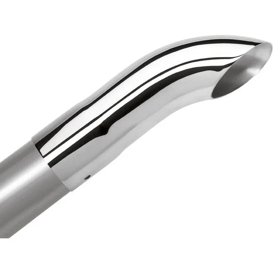 Borla 20108 Single Round Turndown Polished Tip