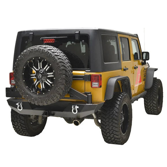 Load image into Gallery viewer, Paramount Automotive 51-0395 Rear Bumper with Tire Carrier for 07-18 Jeep Wrangler JK
