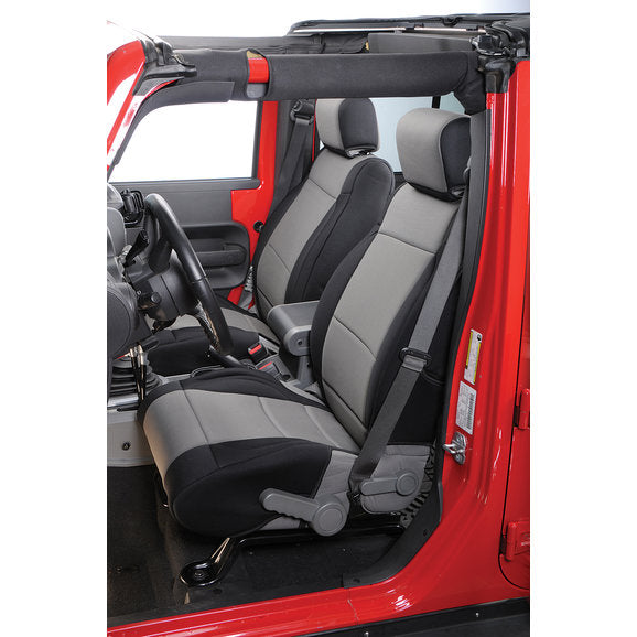 Load image into Gallery viewer, Rugged Ridge Custom Fit Neoprene Front Seat Covers for 07-10 Jeep Wrangler JK
