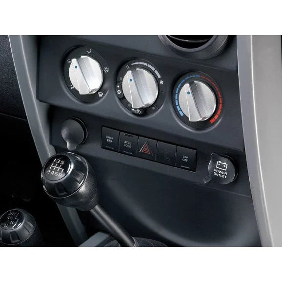 New Century Manufacturing Billet Climate Control Dash Knobs for 07-10 Jeep Wrangler JK