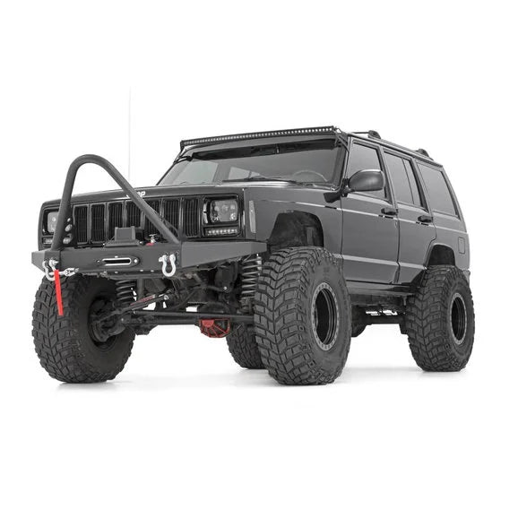 Load image into Gallery viewer, Rough Country 10570 Front Winch Bumper for 84-01 Jeep Cherokee XJ
