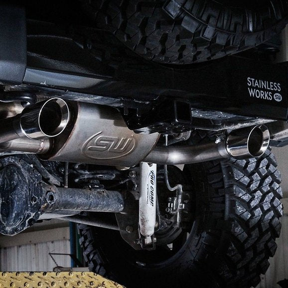 Load image into Gallery viewer, Reaper Off-Road JPJKUCB Catback Exhaust Stystem for 12-18 Jeep Wrangler JK with a 3.6L
