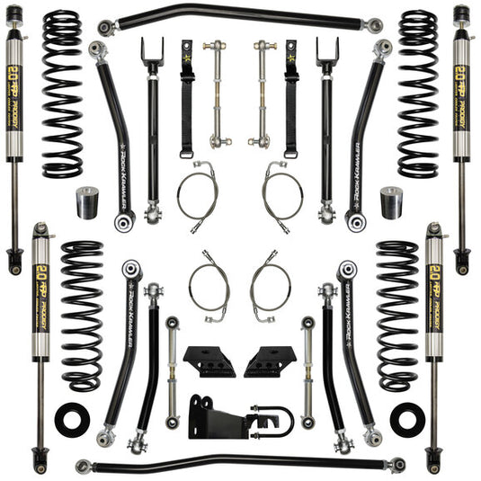 Rock Krawler 2.5" X-Factor Mid Arm System for 07-18 Jeep Wrangler JK