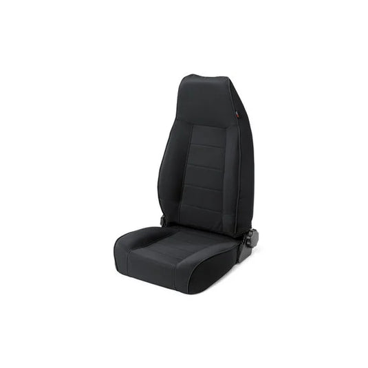 Rugged Ridge Premium Reclining Bucket Seat in Black Vinyl for 76-02 Jeep CJ, Wrangler YJ & TJ