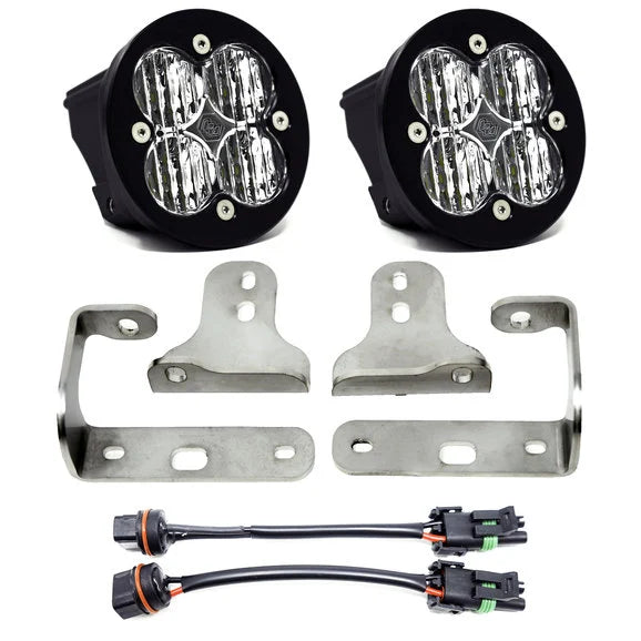 Load image into Gallery viewer, Baja Designs Squadron-R SAE Rubicon LED Fog Pocket Light Kit for 18-24 Jeep Wrangler JL &amp; Gladiator JT with Factory Steel Bumper
