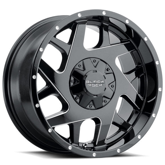 Load image into Gallery viewer, Black Rock Series 935B Fury II Wheel for 07-20 Jeep Wrangler JL, JK &amp; Gladiator JT
